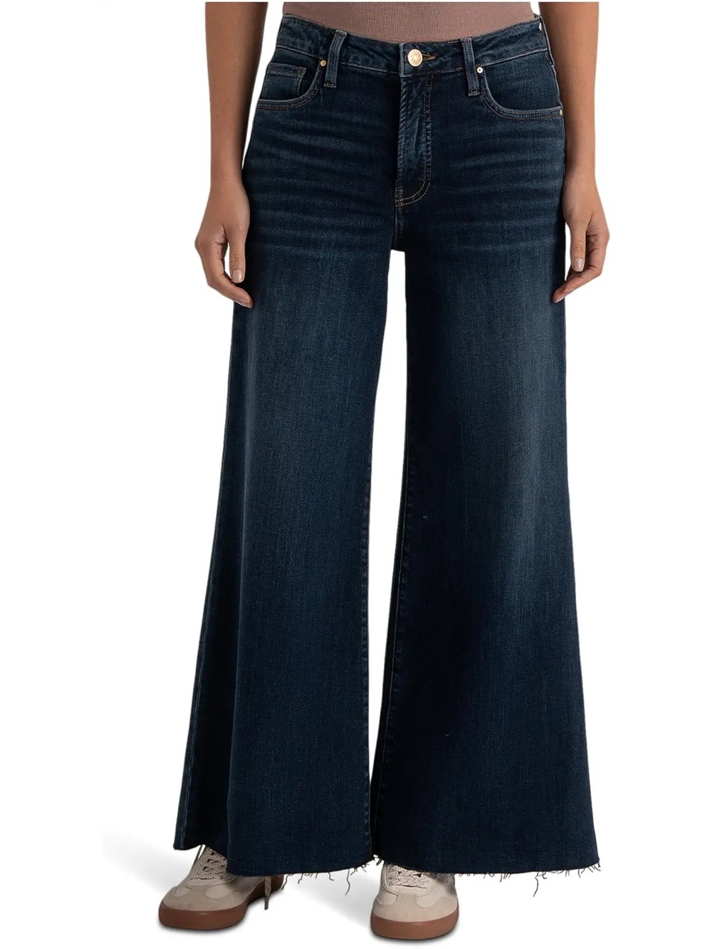 KUT from the Kloth Ryan High Rise Super Wide Leg Jeans